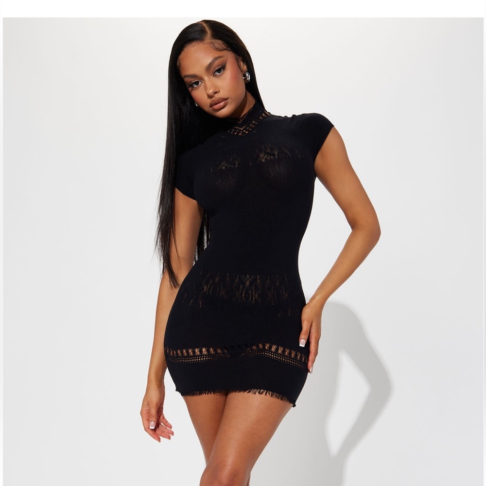 Stretch sexy mini dress